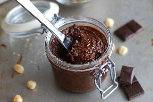 ”Nutella” med smält choklad