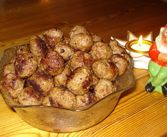 Mammas julköttbullar