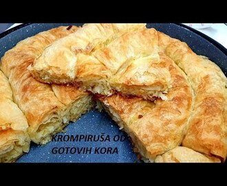 POSNA PITA SA KROMPIROM OD GOTOVIH KORA KROMPIRUŠA