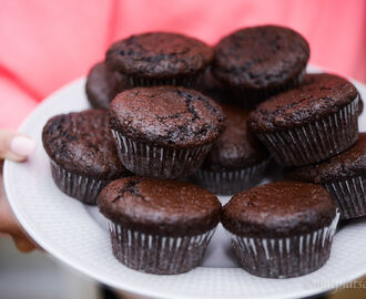 Saftiga små chokladmuffins | MATPLATSEN