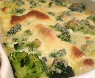 Broccoligratäng med ädelost