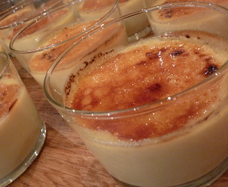 Crème brûlée med apelsin och kanel