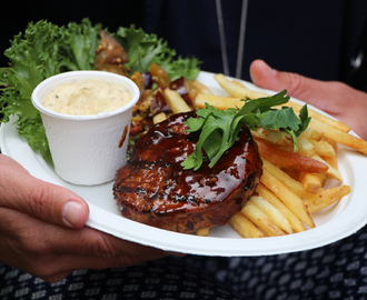 Vegansk Burgare och Bea! En av rätterna från Jävligt Gott i Almedalen + Respect the grillförbud!