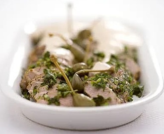 Vitello Tonnato (kalvkött med tonfisksås)