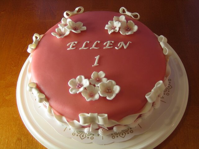 Födelsedagstårta till Ellen