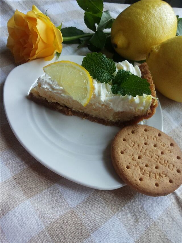 Key lime pie fast med citron