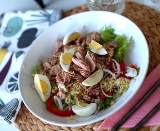 Tonfisksallad med senapsdressing