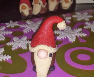 Marsipan tomte Steg för steg beskrivning!