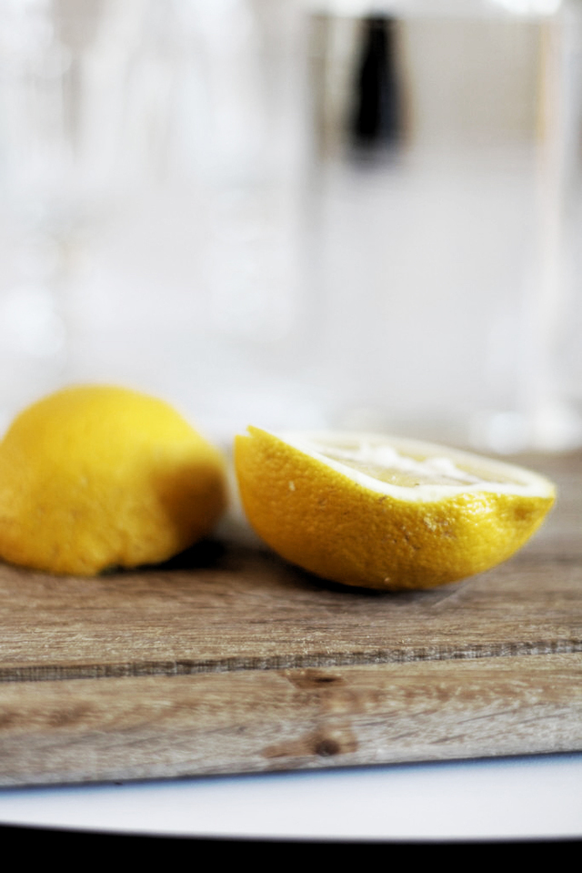 Små citroner gula