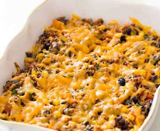 Turkey Black Bean Quinoa Bake