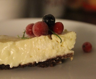 Cheesecake med choklad