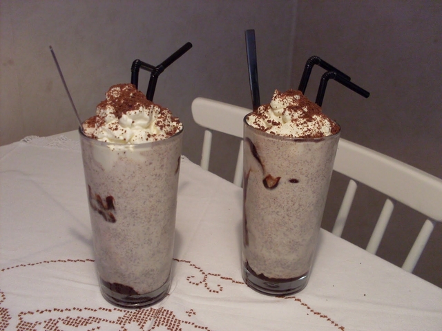 Chokladshake med glass