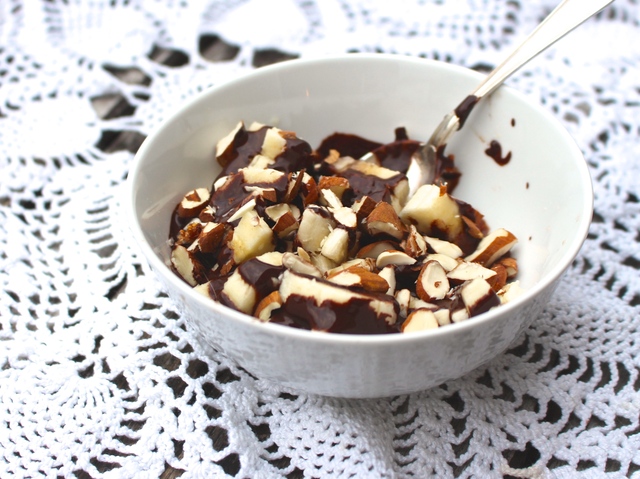 Snabbdessert till vardags med banan och choklad (mjölkfritt, utan vitt socker, vegan)