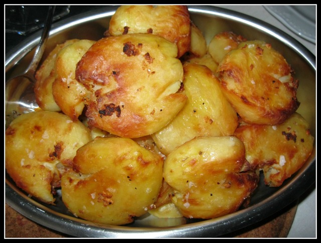 Underbart goda rostade potatis