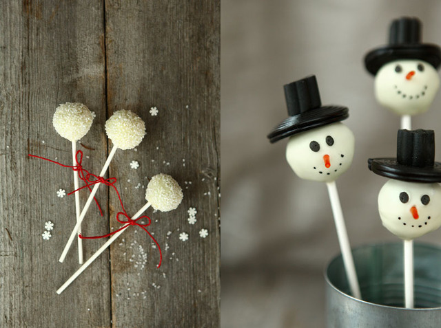 Vinter Cakepops - Winter Cake Pops