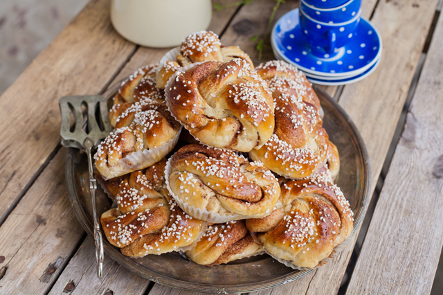 Kanelbullar med kardemumma