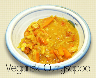 Vegansk Currysoppa