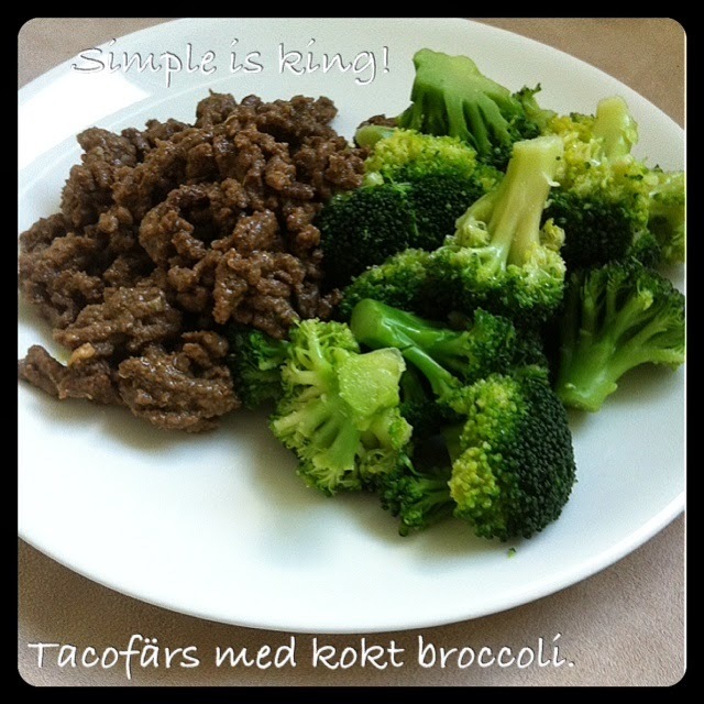 Super-snabbmat: Tacofärs med broccoli