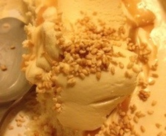 Salted caramel ice cream