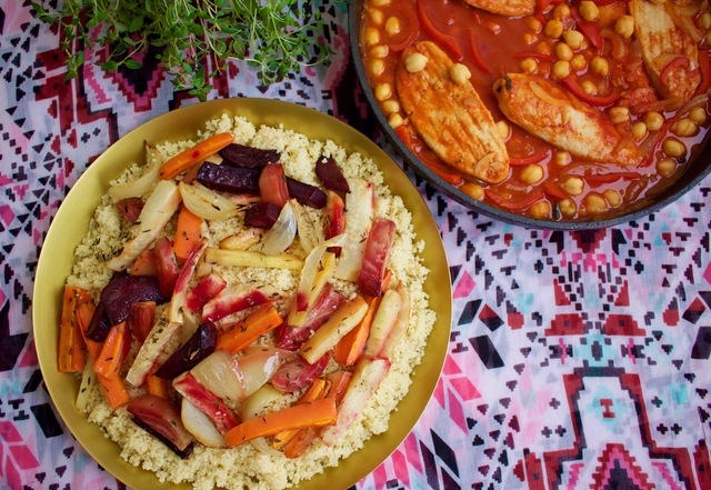 Vegetarisk gryta med couscous