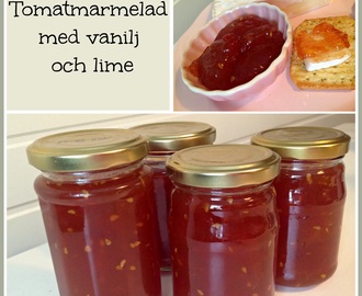 Tomatmarmelad med vanilj och lime