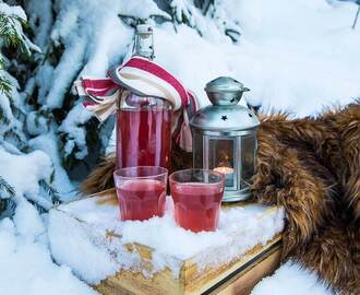 Varm rosédrink till termosen