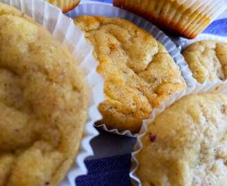 sockerfria bananmuffins