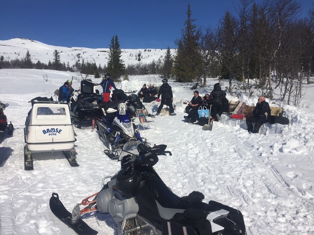 Underbara vårvintern i fjällen