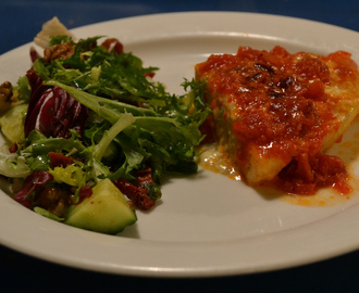 Polenta med fyra italienska ostar