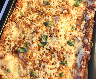 Lasagne med röda linser – Vegetariskt recept på god middag
