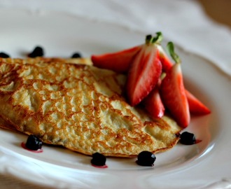 Lchf-pannkakor med mandelmjöl