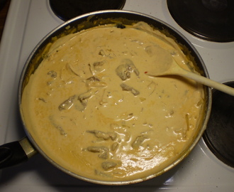 LCHF Biff Stroganoff