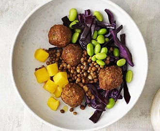 Falafelbowl med hummus