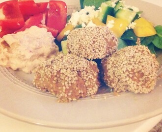 Sötpotatis falafel