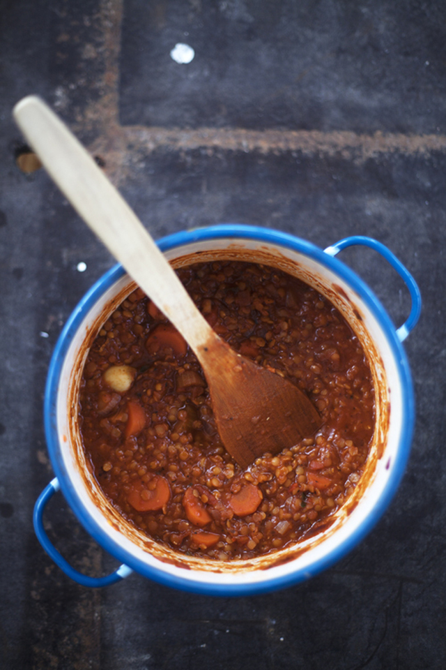 Linsragu bolognese