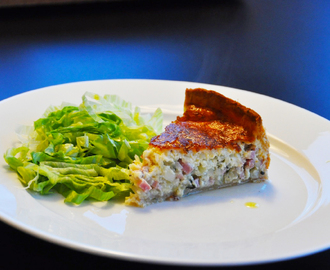 Svensk Quiche lorraine till helgens lunch