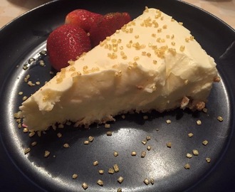 Cheesecake med smak av vanilj