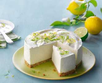 Cheesecake med citron och lime