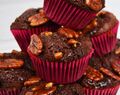 Chokladmuffins med dumle och pecankola