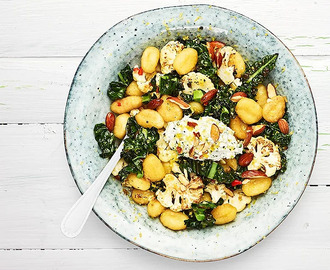 Gnocchi med svartkål, blomkål och persiljericotta