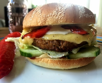 Tripple chili cheese burger – och grillambassadör för Quorn i sommar!