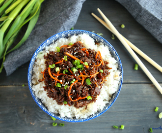 Easy Korean Beef Rice Bowls