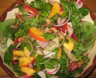 NEKTARINSALLAD (GLUTENFRITT-VETEFRITT-VEGETARISKT)