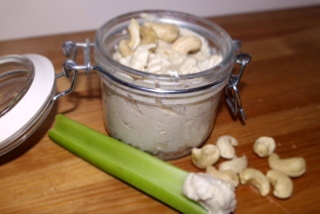 "Färskost" på cashewnötter (mjölkfritt)