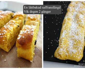 Saffranslängd - Vetelängd med saffran och vit choklad