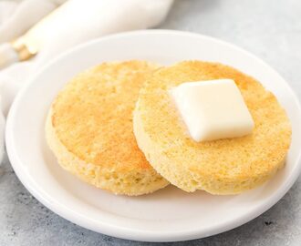 Keto Microwave English Muffin (90 seconds, 4 Ingredients)