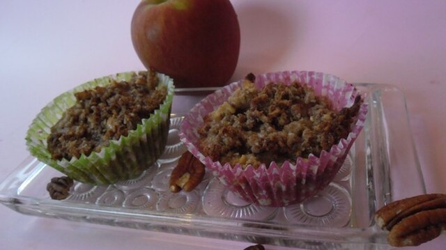 Äppelmuffins med crunch