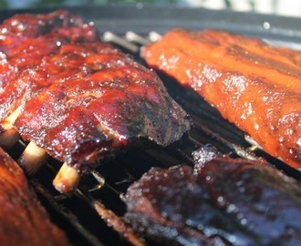 Amerikansk Glaze på lönnsirap och bourbon