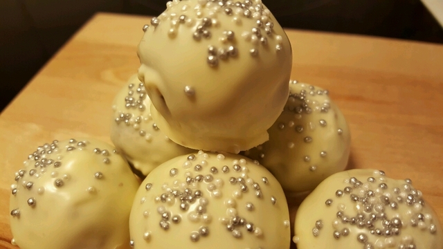 Pepparkaksbollar med choklad