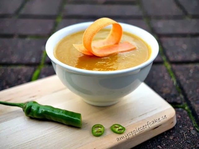 Butternut Squash Soup With Carrots and Parsnips